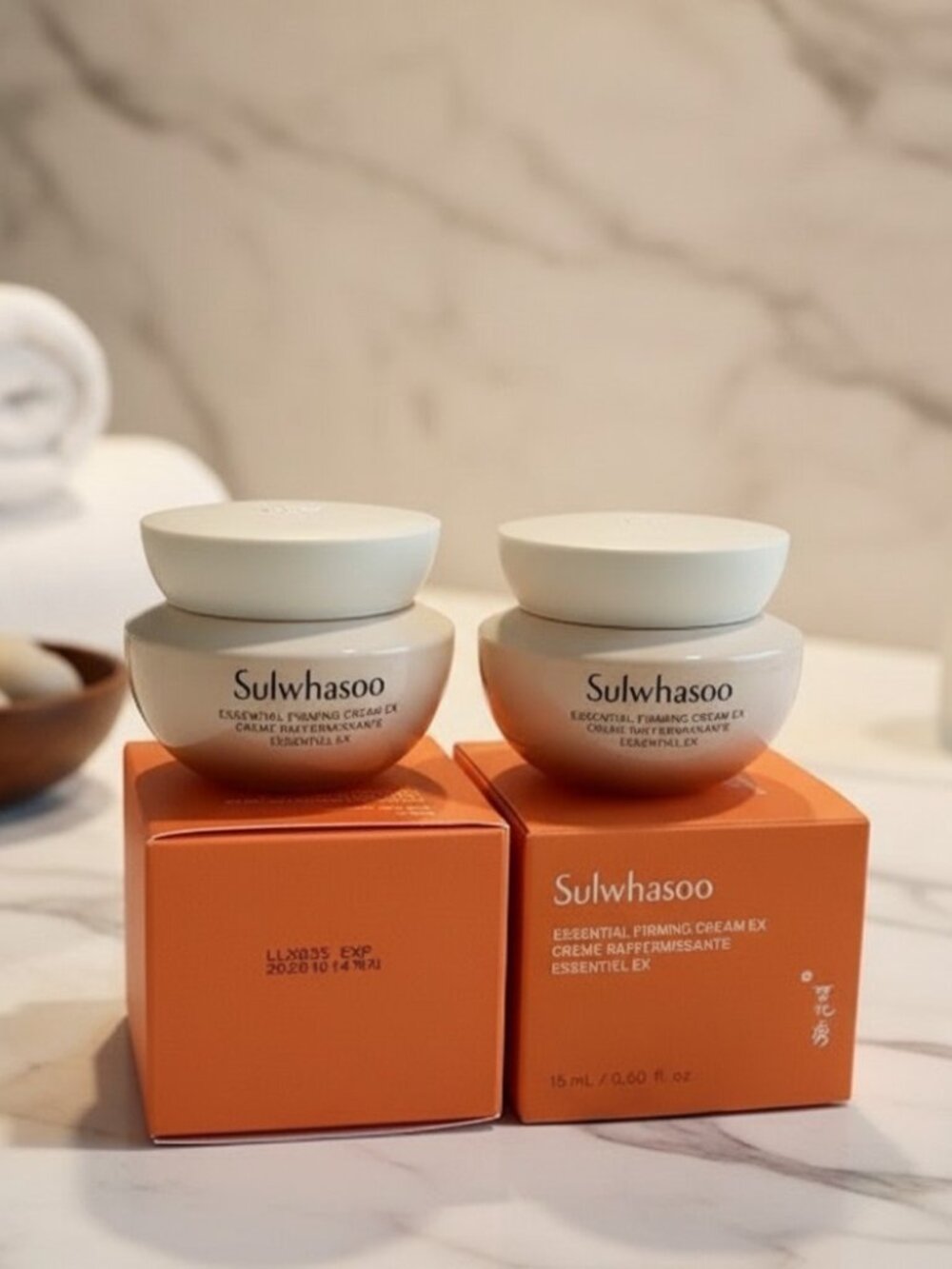 Sulwhasoo Essential Firming Cream EX - 15ml Nourishing Cream - 2 JARS - NIB